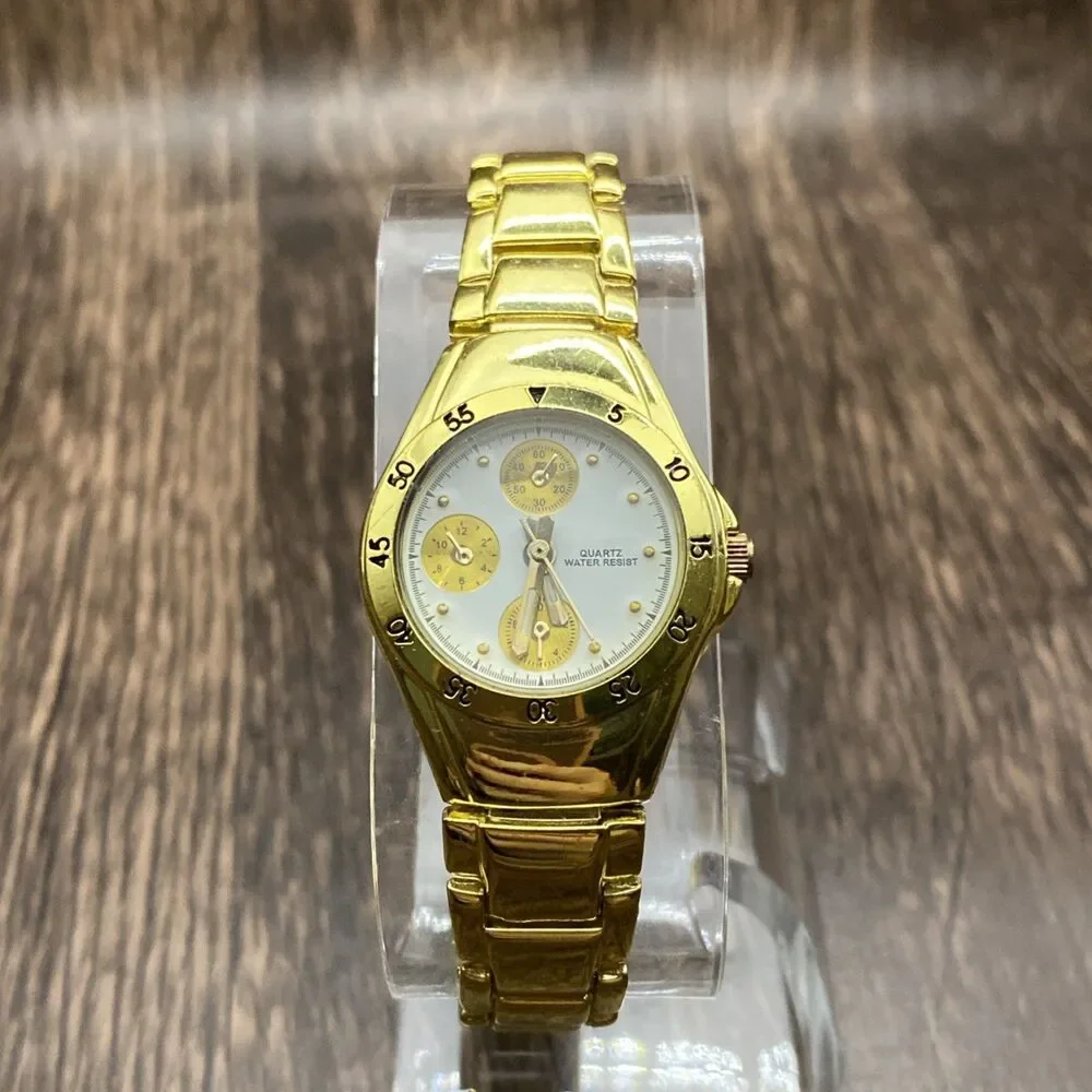Unbranded Ladies Gold Tone Watch New Battery Working